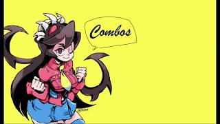 Skullgirls Mobile  Filia Rock Star combos [upl. by Aranat204]