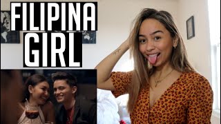 Filipina Girl  Billy Crawford Marcus Davis and James Reid MV REACTION [upl. by Adekam]