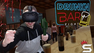 Drunkn Bar Fight VR  Funny Bar Fighting HTC Vive Gameplay [upl. by Mada]