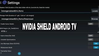 Reicast Emulator Settings  Configuration  NVIDIA SHIELD Android TV 2015  1080p  Dreamcast [upl. by Sire]