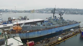 USS Turner Joy at Lake Union Drydock [upl. by Brandy]