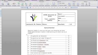 Maken tijdbalk in Word [upl. by Githens]