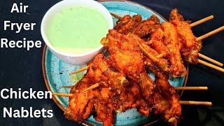 Air Fryer Chicken Neblets  Air Fryer Recipe  Healthy Chicken Wings Tikka [upl. by Deehsar197]