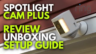 NEW 2022 Ring Spotlight Cam Plus  Unboxing Review Setup Guide [upl. by Llenol72]