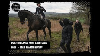 West Midlands Hunt Saboteurs 2022  2023 season review [upl. by Dlawso]