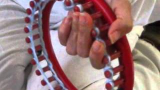 How to use the knifty knitter part 1wmv [upl. by Bortman]