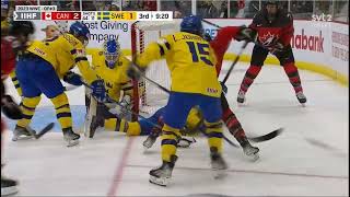 Ishockey VM 2023 Kvartsfinal Kanada mot Sverige 21 [upl. by Annayi]