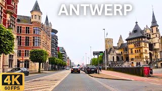 Driving Tour 4K Antwerp Belgium 2024 🇧🇪  City Travel amp Sightseeing Tour [upl. by Wachtel]