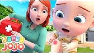 The Boo Boo Song  Baby Gets a Boo Boo  Super JoJo Nursery Rhymes amp Kids Songs [upl. by Ehsiom259]