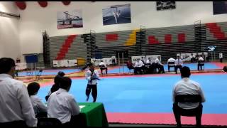 Free Style taekwondo Seohyun Cecilia Lee Medalla Oro Olimpiada Nacional 2015 Nuevo León [upl. by Corkhill]