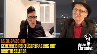 Aufzeichnung vom 160124 Geheime Direktübertragung mit Martin Sellner [upl. by Eltsirc]