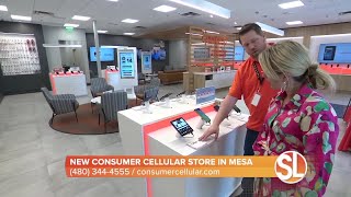 The latest phones for less New Consumer Cellular store opening in Mesa [upl. by Ecadnak892]