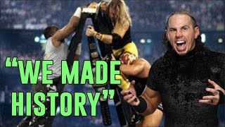 Matt Hardy Talks the ICONIC TLC Matches [upl. by Eiramaneet]