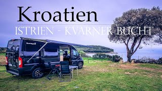 Kroatien Trip mit unserem Kastenwagen Teil 1 2021 Anfahrt Istrien Insel Pag [upl. by Yenduhc]