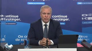 Mise à jour du Québec sur la COVID19 – 9 février 2022 [upl. by Thomasin]