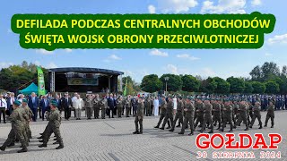 Defilada podczas centralnych obchodów Święta Wojsk Obrony Przeciwlotniczej  Gołdap 2024 [upl. by Hiram]