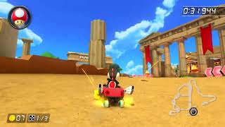 Tour Athens Dash 150cc  140448  Alpaco Mario Kart 8 Deluxe World Record [upl. by Ellehcem]