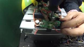 BMS Cell board installation for Nissan Leaf battery module [upl. by Boyt]