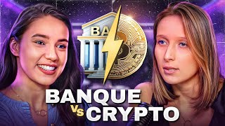 Mythes et préjugés  Les BANQUES DÉTESTENTelles VRAIMENT la CRYPTO  🔥 Avec Claire Balva [upl. by Oiruam]