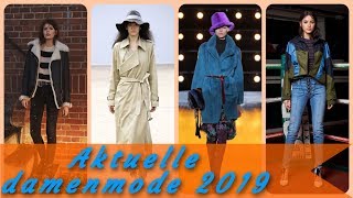 Aktuelle damenmode 2019 [upl. by Enaamuj]