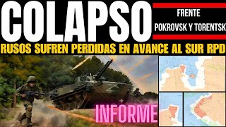 DEFENSA UCRANIANA COLAPSA EN NIUYORK Y TORENTSK  HUYEN DEL CERCO AVANCES DETALLES WARMAP [upl. by Adlev]