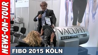 FIBO 2015  Vacufit Body Performer  Rudolf Weyergans  Footage Raw Material [upl. by Elburt504]