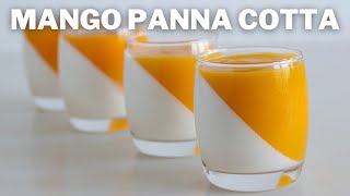 Mango Panna Cotta Recipe [upl. by Amian]