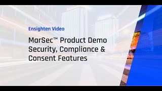 Ensighten MarSec Product Demo [upl. by Marina]