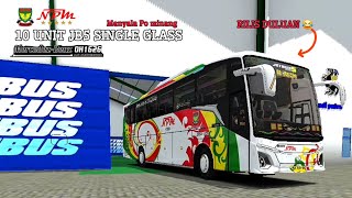 RILIS DULUAN DI BUSSID ‼️ NPM 10 Unit JB5 Single Glass Mercy 1626 E4  Bussid update v432 [upl. by Artap165]