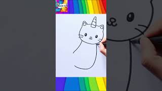 Dessin Chat Kawaii  Comment Dessiner un Chat Mignon en Quelques Étapes Faciles [upl. by Noryahs]