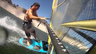 Windsurfing Lake Travis Austin Texas GoPro Video [upl. by Eseerahs716]