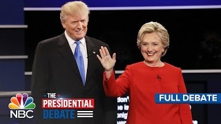 The First Presidential Debate Hillary Clinton And Donald Trump Full Debate  NBC News [upl. by Haila]