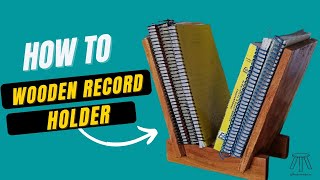 Wooden Record Holder Handmade DIY  Book Stand Making At Home Wood  Home Decoration Ideas [upl. by Clementine841]