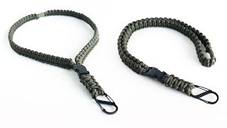 How to Make a Cobra Knot Paracord Neck Lanyard Tutorial [upl. by Bourne]