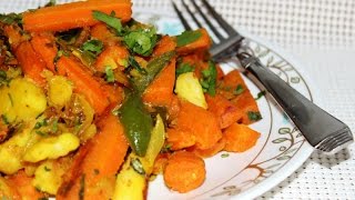 Carrot amp Potato Stir Fry  Quick amp Healthy Vegan Recipe [upl. by Metah140]