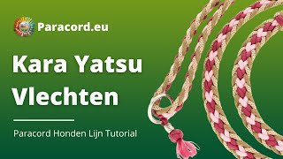 Kara Yatsu Kumihimo Vlecht  DIY Paracord Hondenlijn  Makkelijk Voor Beginners [upl. by Flanders]