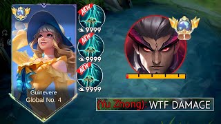 GOODBYE YU ZHONG META THIS NEW GUINEVERE HYBRID BUILD IS SO BROKEN brutal damage  MLBB [upl. by Aidnic]