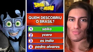 youtubers TESTAM sua INTELIGÊNCIA no show do milhão [upl. by Nic]