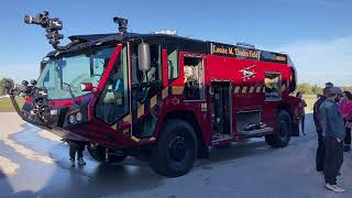 New Fire Truck at Thaden Field [upl. by Kluge]