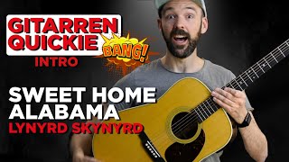 Endlich Sweet Home Alabama als Gitarren Quickie Gitarre spielen lernen [upl. by Mccandless]