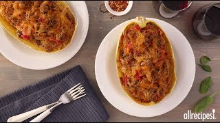 How to Make Spaghetti Squash Casserole in the Shell  Easy Weeknight Recipes  Allrecipescom [upl. by Romina93]