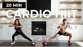 20 Min CARDIO HIIT WORKOUT  ALL STANDING No Equipment No Repeat Partner Workout [upl. by Gen]