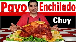 Pavo al horno Pavo enchilado Pavo al chipotle Pavo Navideño recetachuy [upl. by Mufi]