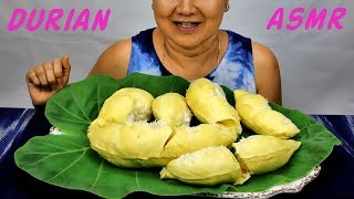 ASMR Giant Durian  ทุเรียน  Eating Sounds  Light Whispers  Nana Eats [upl. by Margret]