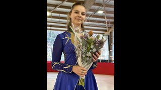 Championnat Vaudois de Patinage Artistique 2024  Capucine Demierre [upl. by Erihppas]