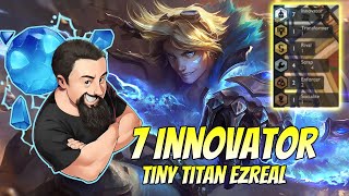 7 Innovator  Tiny Titan Ezreal  TFT Neon Nights  Teamfight Tactics [upl. by Htabazile]