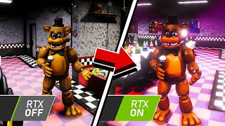 Roblox FNAF Archived Nights With RTX Enabled [upl. by Anitsenre]