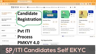 Candidate Registration On Skill India Digital For PMKVY 40 For Pvt ITI SP STT Part1 [upl. by Watson]