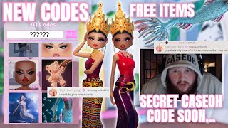 NEW CODES IN DRESS TO IMPRESS NEW EVENTS amp OBBY CASEOH FREE ITEMS LANA LORE SNEAK PEEKS [upl. by Voorhis]