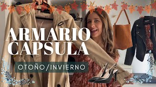 ARMARIO CAPSULA OTOÑO INVIERNO I CONSTRUYE TU FONDO DE ARMARIO 🍂❄️ [upl. by Hafler]